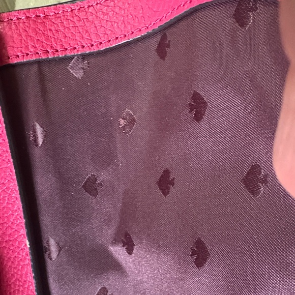 Kate Spade Fuchsia Leather Backpack NWOT - Picture 3 of 4